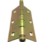 Kit 3 Dobradiças 3 X 2,5 Pol Zincada Para Portas E Janelas