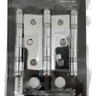 Kit 3 Dobradiças Com Rolamento 3025 Em Aço Cromado