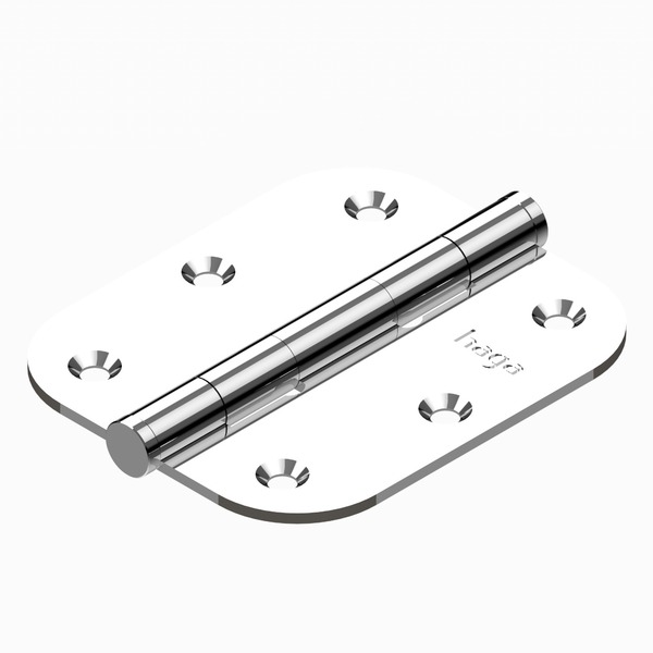 Kit 3 Dobradiças Haga 3x2½ Pino Chato Sem Anel - 2542