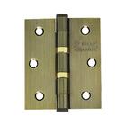 Kit 3 Dobradiças Silvana 891 Rolamento - 3x2,5" Oxidado