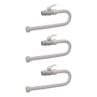 Kit 3 Engate Flexível Registro Pvc Branco 1/2'' 40cm Estrela