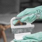 Kit 3 Escovas Para Lavar Piso Calçado Roupa Bege Escovão Cerd