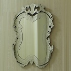 Kit 3 Espelhos Decorativos Venezianos  Pegui 32x21 3888 Prata