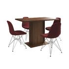 Kit 3 Espeto Chato Duplo Inox 70cm Cabo Revestido Churrasco