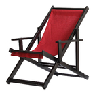 Kit 3 Espreguiçadeiras Preguiçosa Dobrável Envernizada Black