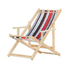 Kit 3 Espreguiçadeiras Preguiçosa Dobrável Madeira Maciça Nat