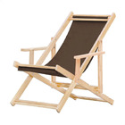 Kit 3 Espreguiçadeiras Preguiçosa Dobrável Madeira Maciça Nat