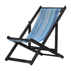 Kit 3 Espreguiçadeiras Preguiçosa Dobrável Sem Braço Black Em
