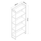 Kit 3 Estantes Livreiro Studio Industrial Preto Mpozenato