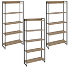Kit 3 Estantes Multiuso Escritório Industrial 5 Prateleiras A