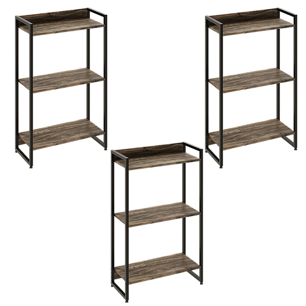 Kit 3 Estantes Multiuso Industrial 3 Prateleiras Areta 104x60