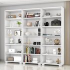 Kit 3 Estantes Para Livros 5 Prateleiras 188cmx181,5cm Office