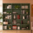 Kit 3 Estantes Para Livros Com 5 Prateleiras 180cmx60cm Menta