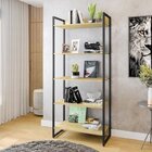 Kit 3 Estantes Para Livros Industrial 5 Prateleiras 187cmx240
