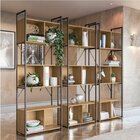 Kit 3 Estantes Para Livros Industrial 7 Prateleiras 200cmx216