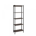 Kit 3 Estantes Para Livros Industrial Aço 5 Prateleiras 187cm