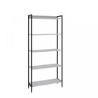 Kit 3 Estantes Para Livros Industrial Aço 5 Prateleiras 187cm