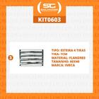 Kit - 3 Esteiras Flandres Pão Francês 4 Talas/tiras 7cm 50g 6