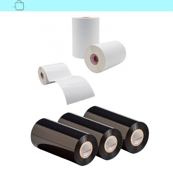 Kit 3 Etiquetas Couche 10x15 100x150 E 3 Ribbon Cera 110x74