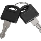 Kit 3 Fechaduras Para Móveis Cano Curto 22mm X D17 2 Chaves