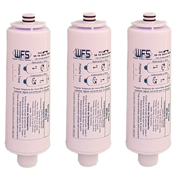 Kit 3 Filtro Refil Compatível Purificador Libell Acqua Flex
