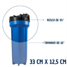 Kit 3 Filtros Água Poço Caipira Nascente Cisterna 1800 L/h Az