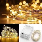 Kit 3 Fio De Fada Cobre Cordão Luz Branco Quente 100 Leds