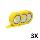 Kit 3 Fita Isolante Colorida Antichama 19mmx10m Amarela