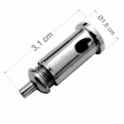 Kit/3 Fixador De Teto Em Aço Niquelado Sem Ajuste Com Rosca M