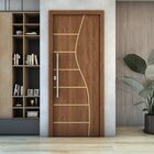 Kit 3 Folhas De Porta De Madeira Frisada 210x70 Espessura 3,5