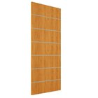 Kit 3 Folhas De Porta De Madeira Frisada 210x80 Espessura 3,5