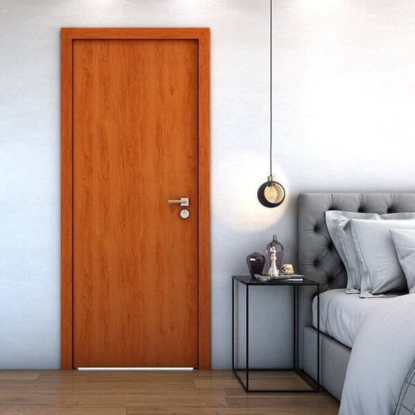 Kit 3 Folhas De Porta De Madeira Lisa 210x60cm Espessura 3,5c