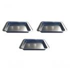 Kit 3 Formas Assadeiras Alta Antiaderente 37cm X 25cm Elite