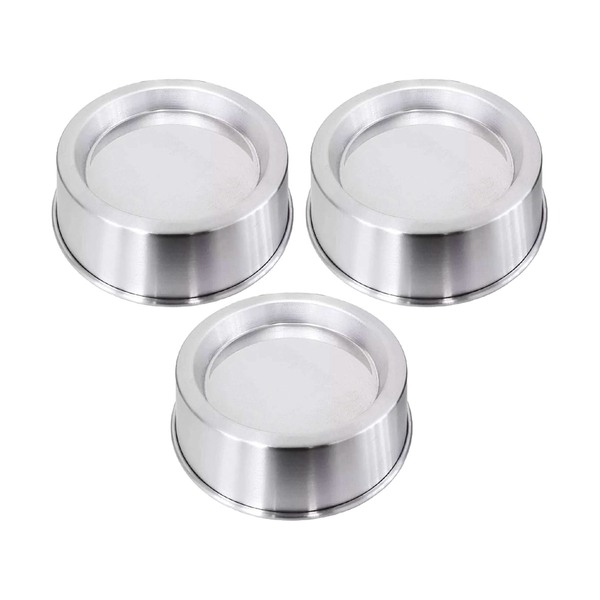 Kit 3 Formas Ballerine Alumínio Bolo Piscina Vulcão 20cm