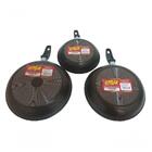 Kit 3 Frigideiras Antiaderentes 18,20,22 + Kit De Utensílios