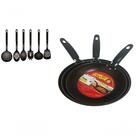 Kit 3 Frigideiras Antiaderentes 18,20,22 + Kit De Utensílios