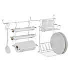 Kit 3 Ganchos Em Aço Inox Para Barras De Parede Schmitt S