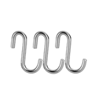 Kit 3 Ganchos Em Aço Inox Para Barras De Parede Schmitt S