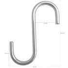 Kit 3 Ganchos Tipo S Cromado Sigle Schimitt Para Barra 2cm Su