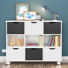 Kit 3 Gavetas Para Nicho Organizador Qmovi Preto Fosco