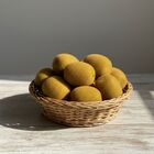 Kit 3 Kiwis Artificiais Frutas 7cm Muito Realista Alta Qualid