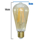 Kit 3 Lâmpada Filamento Led Thomas Edison 4w 2200k Vintage Re