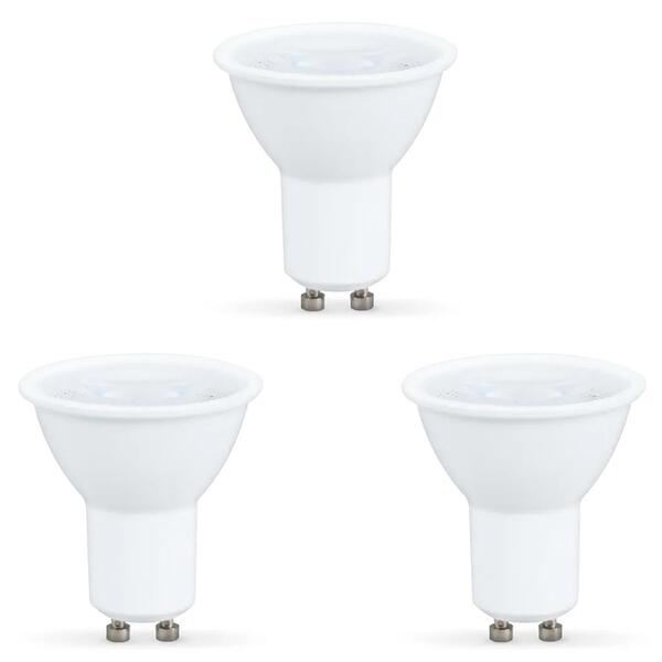 Kit 3 Lâmpada Led Dicróica Gu10 4.8w 350lm Bivolt Amarela