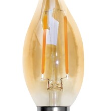 Kit 3 Lâmpada Led Filamento Vela Chama 2w E14 - Gmh 220v