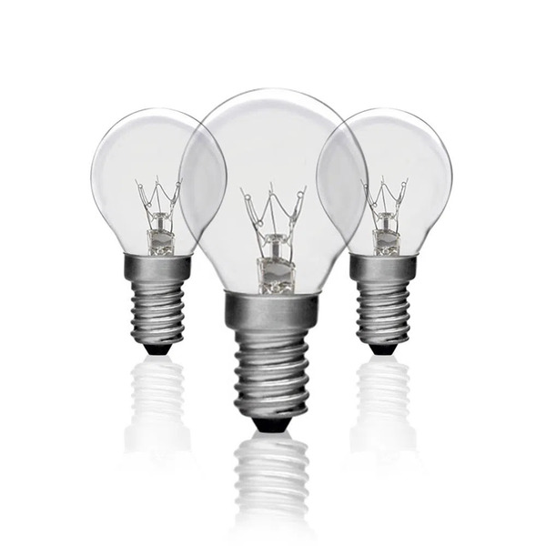Kit 3 Lâmpadas Bolinha Bg-45 Clara E-14 40w 127v