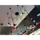 Kit 3 Lâmpadas Bolinha Filamento Led Vermelho Avt