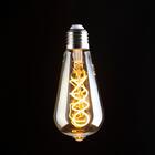 Kit 3 Lâmpadas Decorativas Filamento De Led Para Pendente Soq