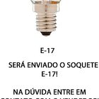 Kit 3 Lâmpadas Fogão/geladeira Tu-22 Clara E-17 25w 220v