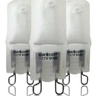 Kit 3 Lâmpadas Halógena G9 Fosca 60w 127v  Ourolux