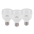 Kit 3 Lâmpadas High Led 20w Bivolt E27 6500k Luz Branca Blume